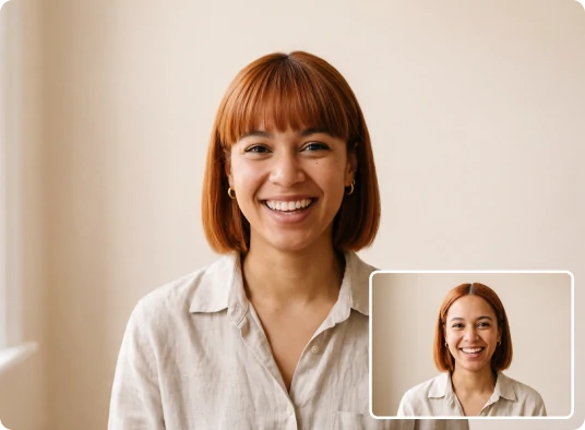 Try On Bangs Online with a Free Bangs Filter image preview