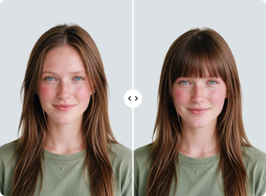 See How You Would Look with Bangs Before the Salon image preview