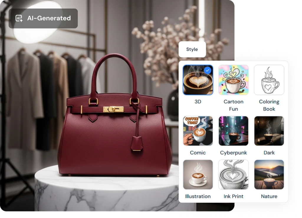 Match your prompt with the perfect AI art style image preview