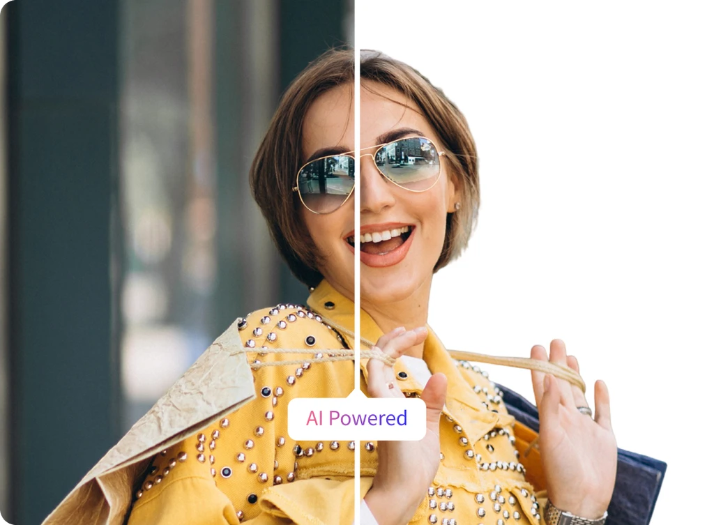 Make your background white in seconds. image preview