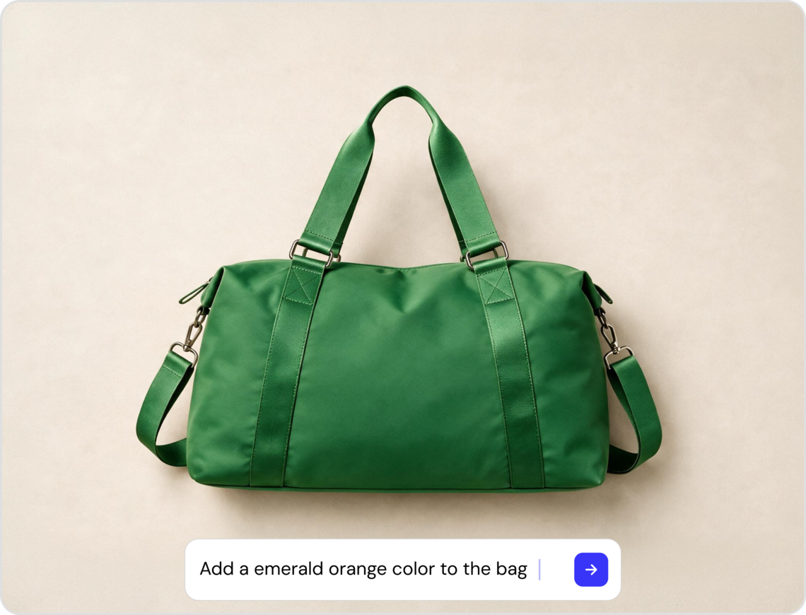 Edit Your AI Bag Flat Lay Photos and Export Them Anywhere