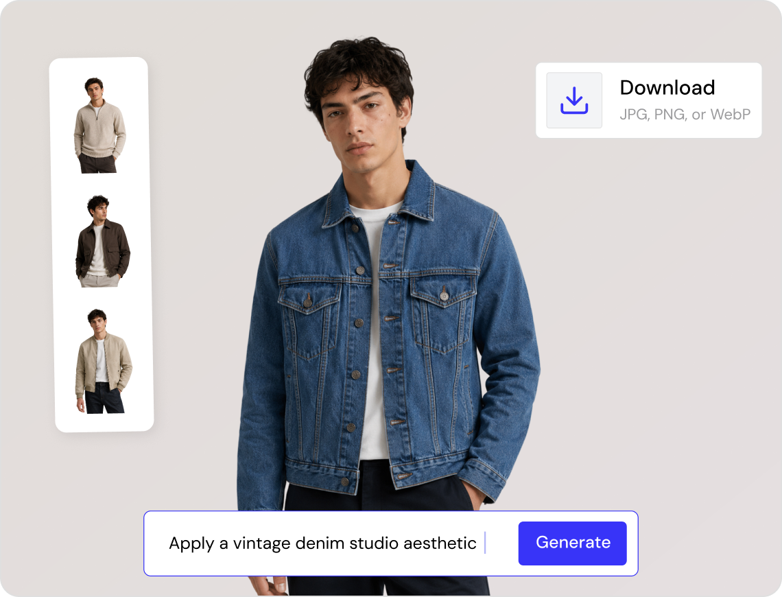 Edit Foto Model AI Anda dan Ekspor agar Siap untuk Platform Apa Pun